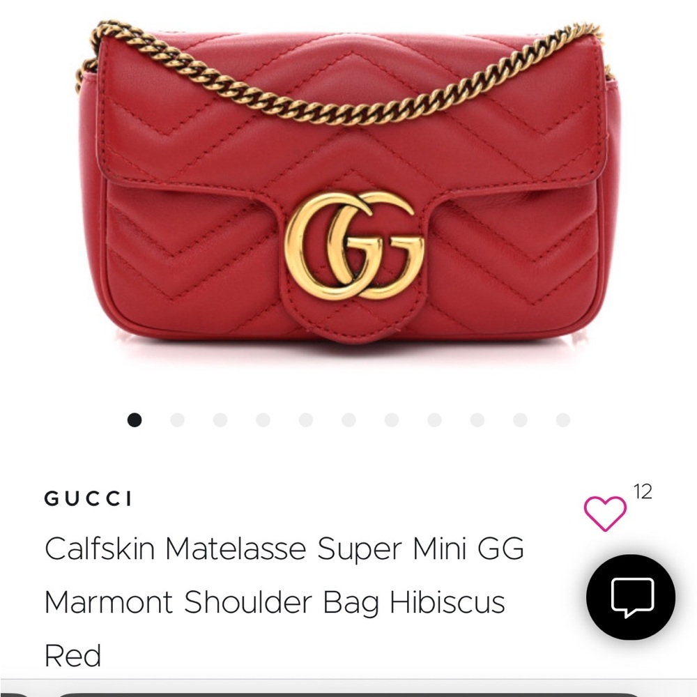 Mini GG Marmont bag - perfect condition!
